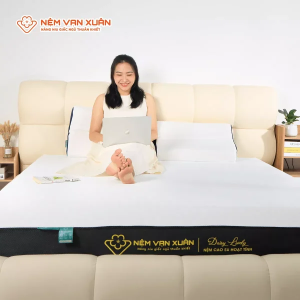 Nệm Cao Su Hoạt Tính Vạn Xuân Daisy Lively