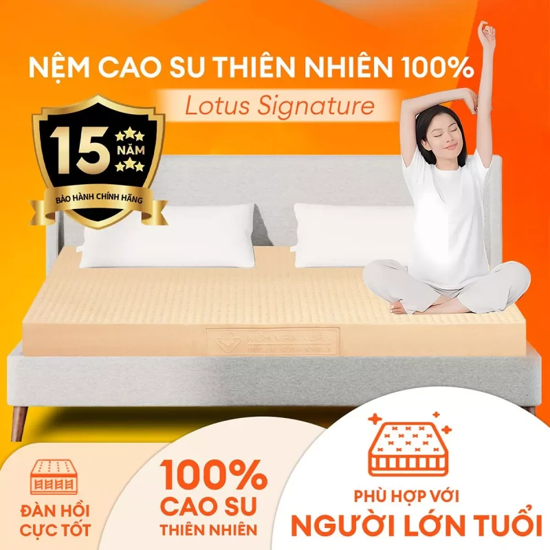 Nệm cao su từ thiên nhiên