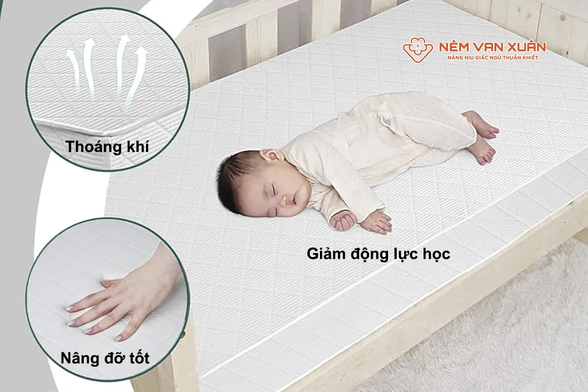 nệm foam có tốt cho trẻ sơ sinh không