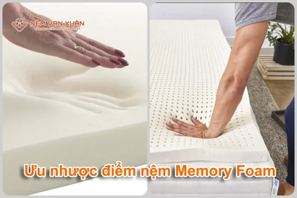 memory foam ưu và nhược điểm