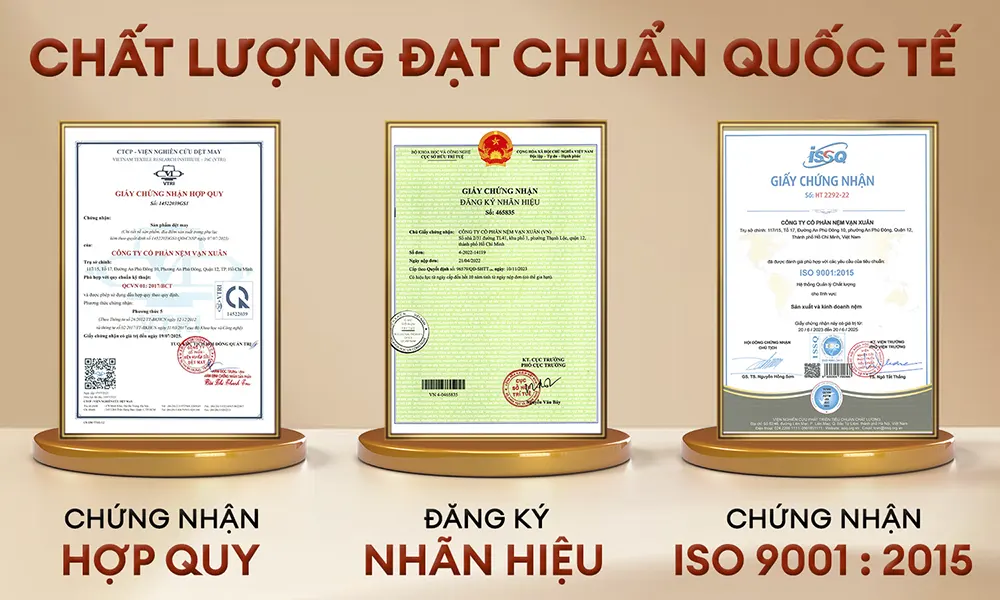 chất lượng đạt chuẩn quốc tế