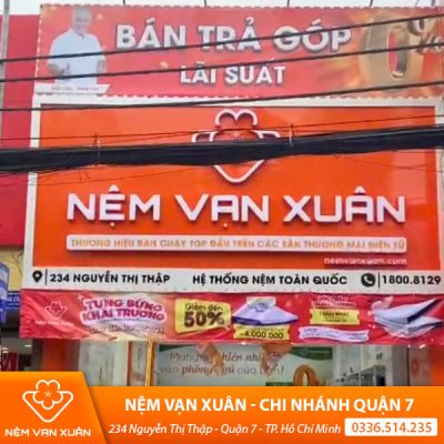 nệm cao su thiên nhiên hcm