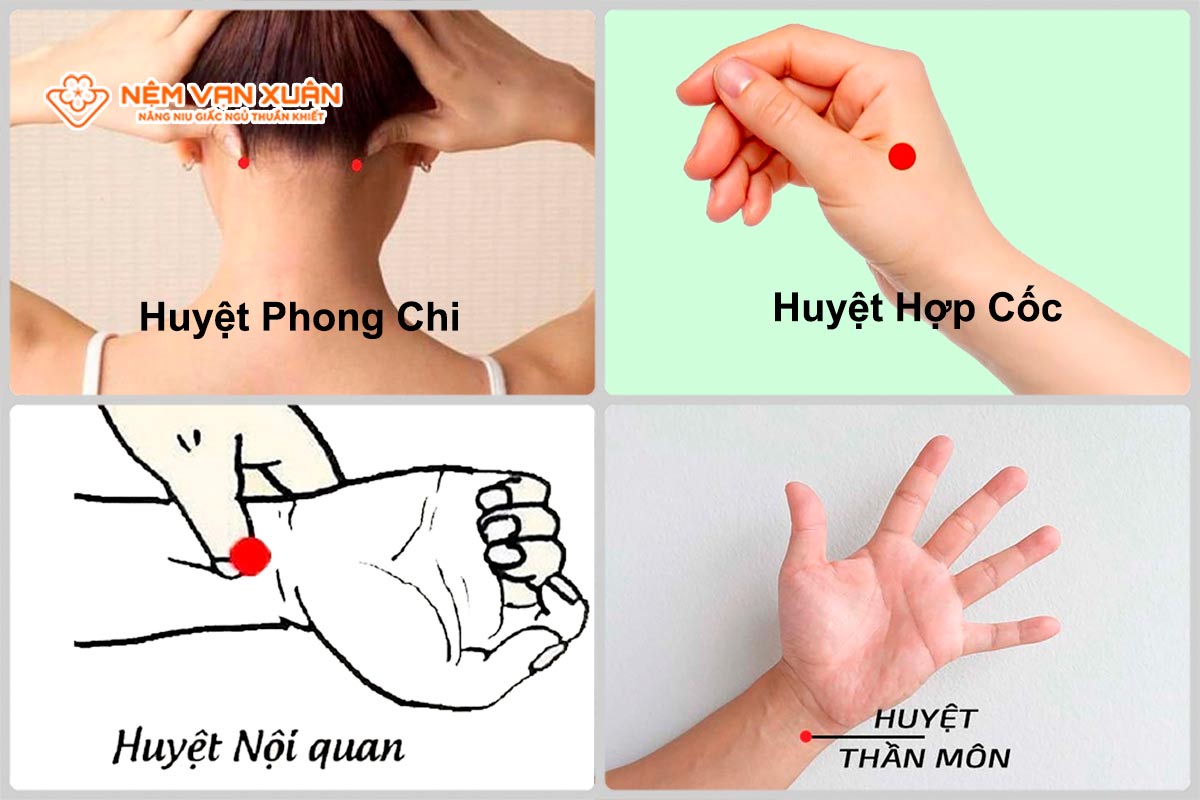 Những huyệt đạo giúp chống buồn ngủ