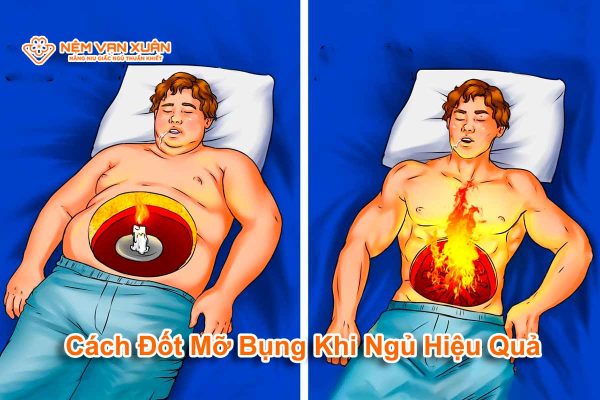 Cách Đốt Mỡ Bụng Khi Ngủ Hiệu Quả