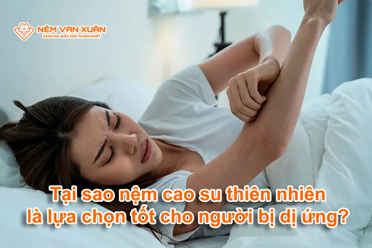 Tại sao nệm cao su thiên nhiên là lựa chọn tốt cho người bị dị ứng
